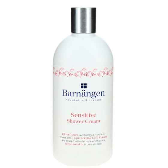 Barnängen Sensitive Shower cream gentle, containing elderflower and Nordic plants 400 ml