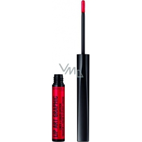 Rimmel London Lip Art Graphic contouring pencil + liquid lipstick 2in1 610 Hot Spot 1.8 ml