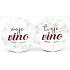 Nekupto Double Cork Coaster My Wine, Your Wine 19 x 9.5 x 0.3 cm