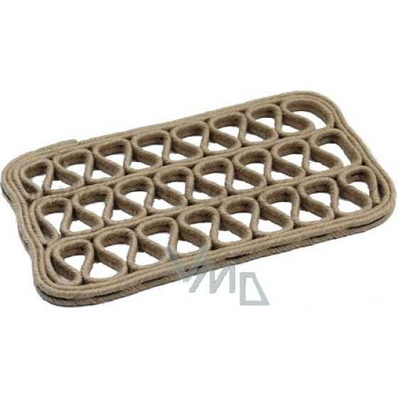Delana Jute Grid Mat 60 x 120 cm 1 piece