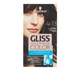Schwarzkopf Gliss Color Hair Dye 4-13 Cool Dark Brown 2 x 60 ml