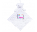 First Steps Sleepwalker with plush head Bear Minky white 35 x 31 cm