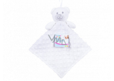 First Steps Sleepwalker with plush head Bear Minky white 35 x 31 cm