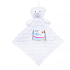 First Steps Sleepyhead with Plush Bear Head Minky White 35 x 31 cm