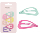 Richstar Accessories Heart clips 4 cm 6 pieces