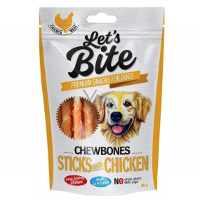 Brit Lets Bite Chewable chicken sticks supplementary food for dogs 80 g
