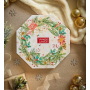 Yankee Candle Advent Calendar Wreath tealight 24 pieces + glass candlestick 1 piece, Christmas gift set
