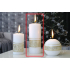 Lima Glitter Star candle gold cylinder 60 x 150 mm 1 piece