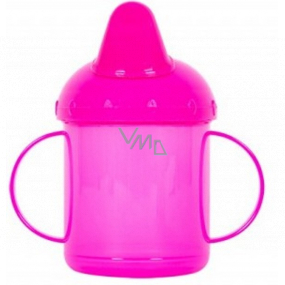 First Steps Mug with two handles pink 260 ml