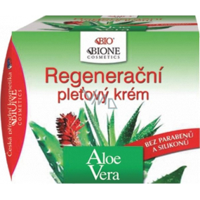 Bione Cosmetics Aloe Vera regenerating skin cream for all skin types 51 ml