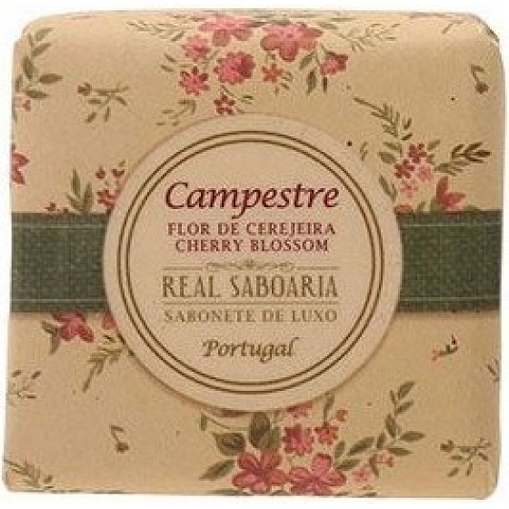 Real Saboaria Cherry Blossom luxury soap with the scent of cherry blossom 50 g