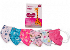 Angelmask Respirator oral protective FFP2 face mask for children 10 pieces mix of motifs