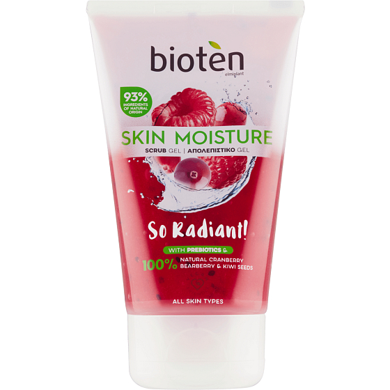 Bioten Skin Moisture Red Berries Scrub facial exfoliator for all skin types 150 ml