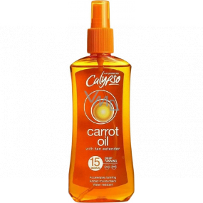 Calypso Carrot Oil SPF15 carrot oil for sunbathing 200 ml