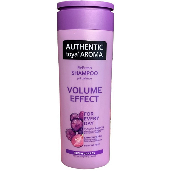 Authentic Toya Aroma Volume Effect Grape Shampoo for Fine and Weak Hair 400 ml