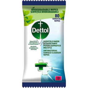Dettol Original antibacterial wipes for surfaces 80 pieces