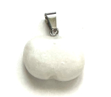 Quartz Apple of Knowledge pendant natural stone 1,5 cm, the most perfect healer