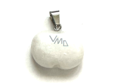 Quartz Apple of Knowledge pendant natural stone 1,5 cm, the most perfect healer