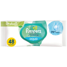 Pampers Pure Harmonie Aqua Wet Wipes for Children 48 pcs