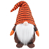 Leprechaun with striped hat 41 cm