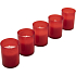 Bispol cemetery candle small without cover, red, 5 pcs