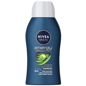 Men's shower gel 3in1 Fresh Energy mini, 50 ml Men's shower gel 3in1 Fresh Energy mini, 50 ml