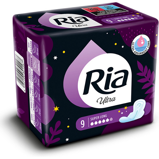Ria Ultra Super Long 9 pcs