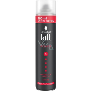 Taft Hair Spray Power Mega, Hold Level 5, 400 ml