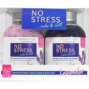 Spa No Stress gift set bath foam 500 ml + bath salt 500 ml
