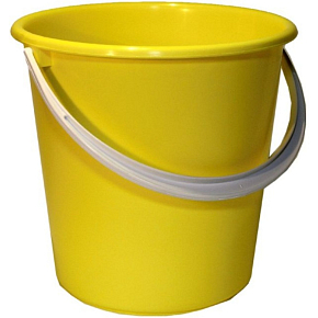 Bucket plastic without spout, various colors 15 l