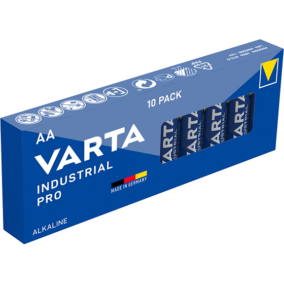 VARTA Industrial PRO AA (LR6) 1.5 V – 10 pcs