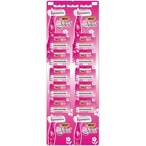 BIC MISS SOLEL DISPOSABLE RAZOR HANGING CARD 10PCS 5456 BIC MISS SOLEL DISPOSABLE RAZOR HANGING CARD 10PCS 5456