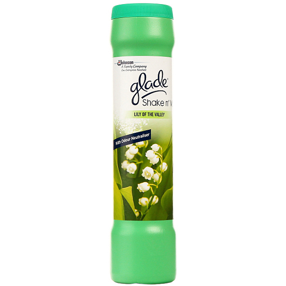 Glade Shake n Vac Lily Of The Valley carpet freshener and odor absorber 500 g