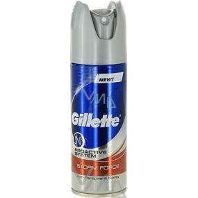 Gillette Proactive System Storm Force antiperspirant deodorant spray for men 150 ml