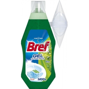 Bref Fresh Pearls Pine gel toilet block curtain 360 ml