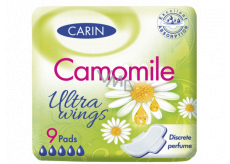 Carine Ultra Wings Camomile Sanitary Pads 9 Pieces