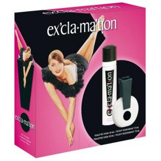Exclamation Excla.mation Original eau de toilette 30 ml + deodorant spray 75 ml, gift set