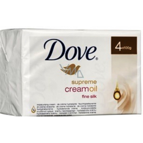 Dove Supreme Cream Oil Cream Toilet Soap 4 x 100 g