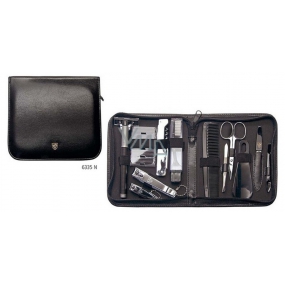 Kellermann 3 Swords Luxury manicure 12 piece Artical Leather Traveling Kit