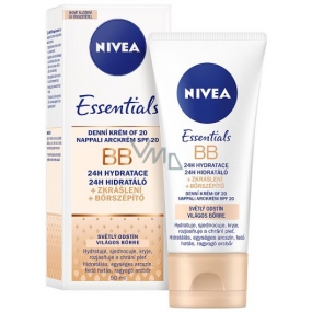 Nivea Essentials daily BB cream OF15, light shade 50 ml
