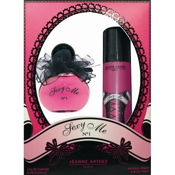 Jeanne Arthes Sexy Me N1 perfumed water for women 50 ml + deodorant spray 75 ml, gift set