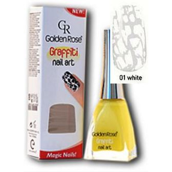Golden Rose Graffiti Nail Art crackling nail polish shade 01 12 ml