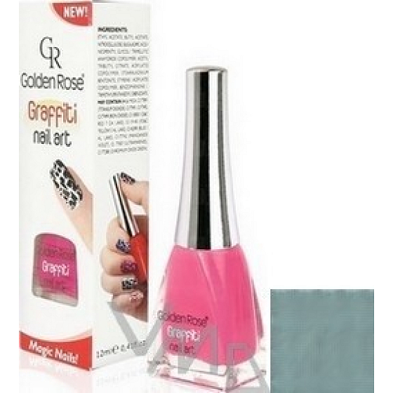 Golden Rose Graffiti Nail Art crackling nail polish shade 25 12 ml