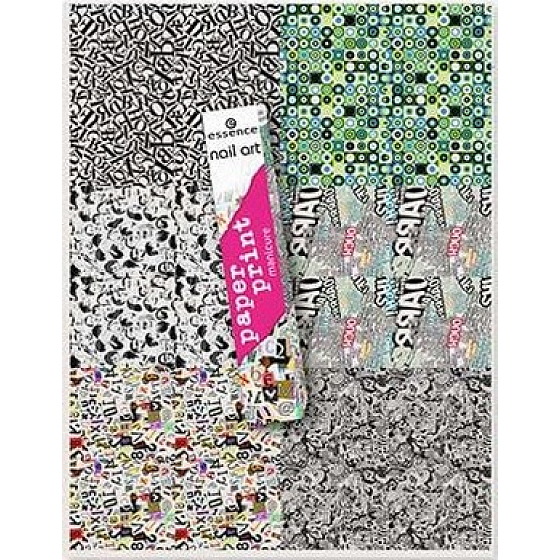 Essence Nail Art Paper Print nail paper print 04 Live Laugh Love 1 piece