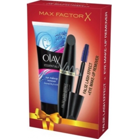 Max Factor False Lash Effect mascara 13 ml + Olay eye make-up remover 100 ml, cosmetic set