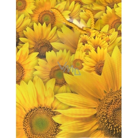 Nekupto Gift paper bag 23 x 18 x 10 cm Sunflower 1 piece 754 01 BM