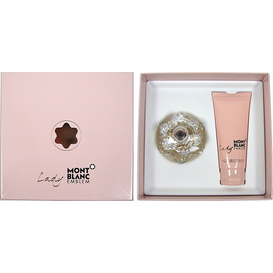 Montblanc Lady Emblem perfumed water 50 ml + body lotion 100 ml, gift set