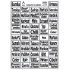 Art Deco Spice Jar Stickers Basil