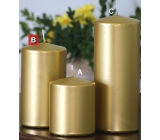 Lima Metal Serie candle gold cylinder 80 x 150 mm 1 piece