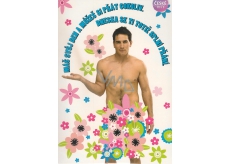 Albi Playing envelope card For birthday For a great woman You are simply the best Lešek Semelka 14.8 x 21 cm